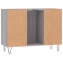 Mueble de baño madera de ingeniería gris Sonoma 80x33x60