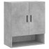 Armario de pared madera de ingeniería gris hormigón 60x31x70
