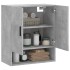 Armario de pared madera de ingeniería gris hormigón 60x31x70