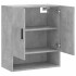 Armario de pared madera de ingeniería gris hormigón 60x31x70