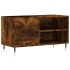 Mueble de discos madera de ingeniería roble ahumado 85x38x48
