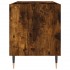 Mueble de discos madera de ingeniería roble ahumado 85x38x48