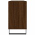 Mueble de baño madera de ingeniería roble marrón 80x33x60
