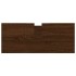 Mueble de baño madera de ingeniería roble marrón 80x33x60