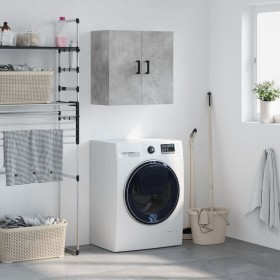 Armario de pared madera de ingeniería gris hormigón 60x31x60