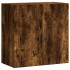 Armario de pared madera de ingeniería roble ahumado 60x31x60