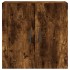Armario de pared madera de ingeniería roble ahumado 60x31x60