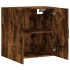Armario de pared madera de ingeniería roble ahumado 60x31x60