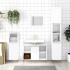 Mueble de baño madera de ingeniería blanco 80x33x60