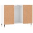 Mueble de baño madera de ingeniería blanco 80x33x60