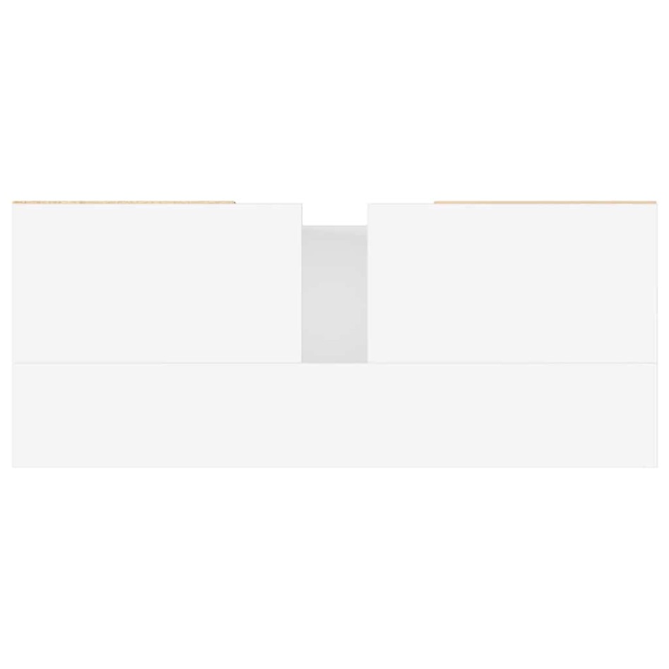 Mueble de baño madera de ingeniería blanco 80x33x60