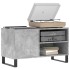 Mueble de discos madera de ingeniería gris hormigón 85x38x48