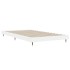 Estructura de cama madera de ingeniería blanca 90x200