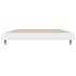 Estructura de cama madera de ingeniería blanca 90x200