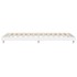 Estructura de cama madera de ingeniería blanca 90x200