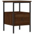 Mesitas noche 2 uds madera ingeniería marrón roble 34x36x50