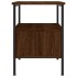 Mesitas noche 2 uds madera ingeniería marrón roble 34x36x50