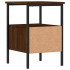 Mesitas noche 2 uds madera ingeniería marrón roble 34x36x50