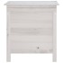 Arcón de jardín madera maciza abeto blanco 50x49x56,5