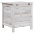 Arcón de jardín madera maciza abeto blanco 50x49x56,5