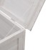Arcón de jardín madera maciza abeto blanco 50x49x56,5