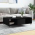 Mesa de centro madera de ingeniería negro 104x60x35