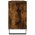 Mueble de baño madera de ingeniería roble ahumado 80x33x60