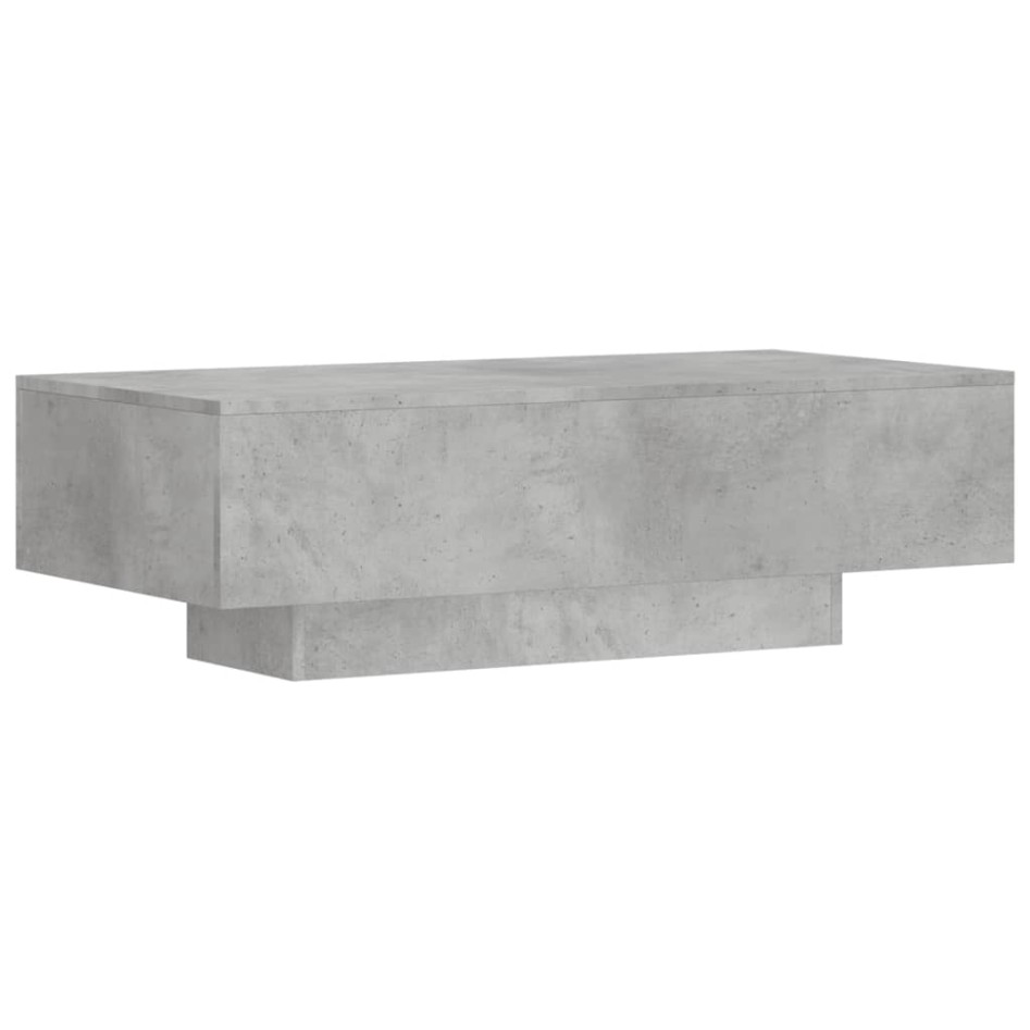 Mesa de centro madera de ingeniería gris hormigón