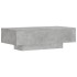 Mesa de centro madera de ingeniería gris hormigón