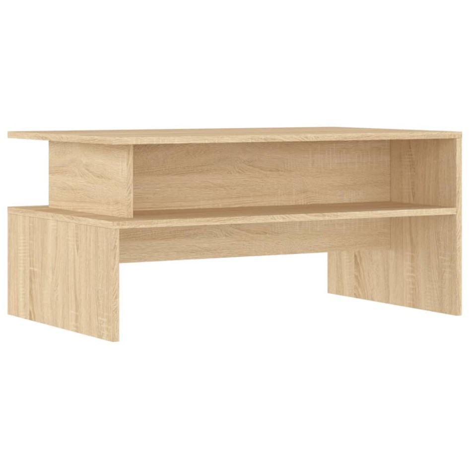 Mesa de centro madera de ingeniería roble Sonoma 90x55x42,5