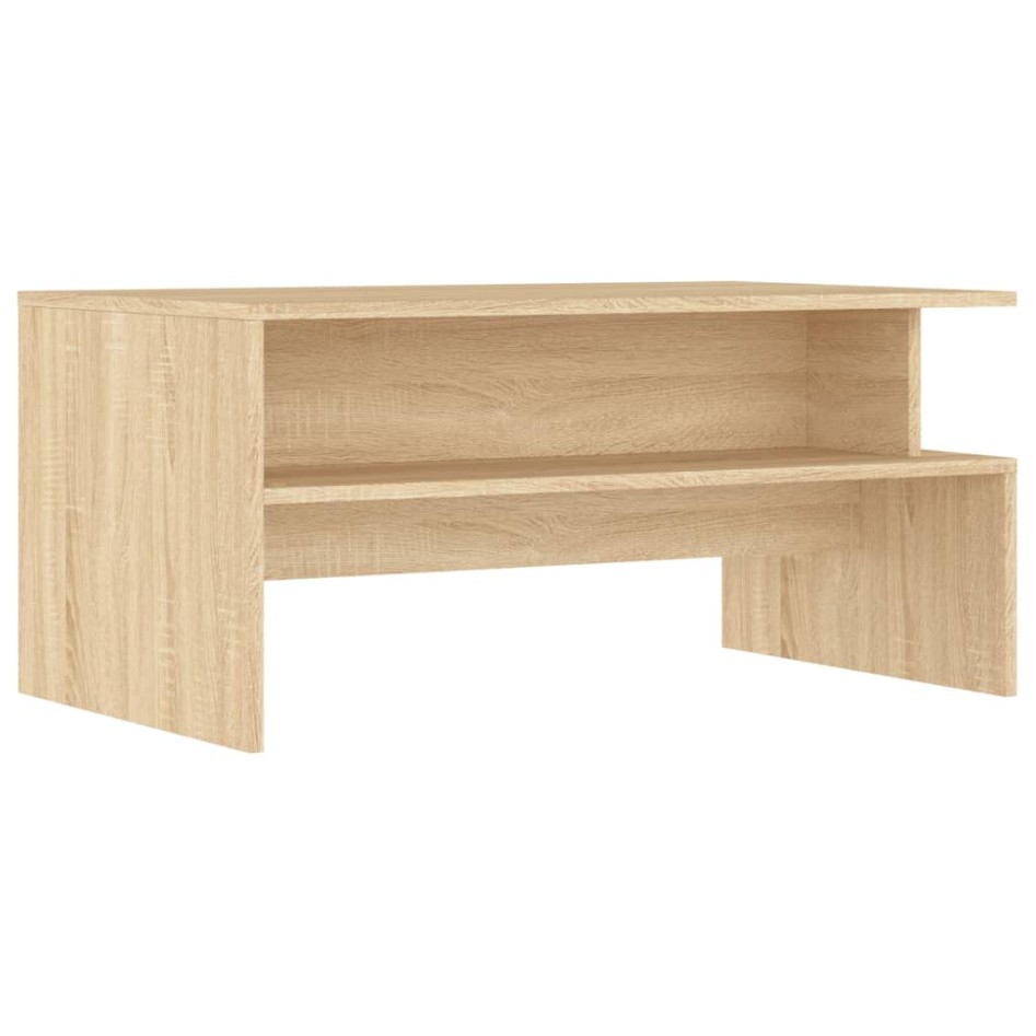 Mesa de centro madera de ingeniería roble Sonoma 90x55x42,5