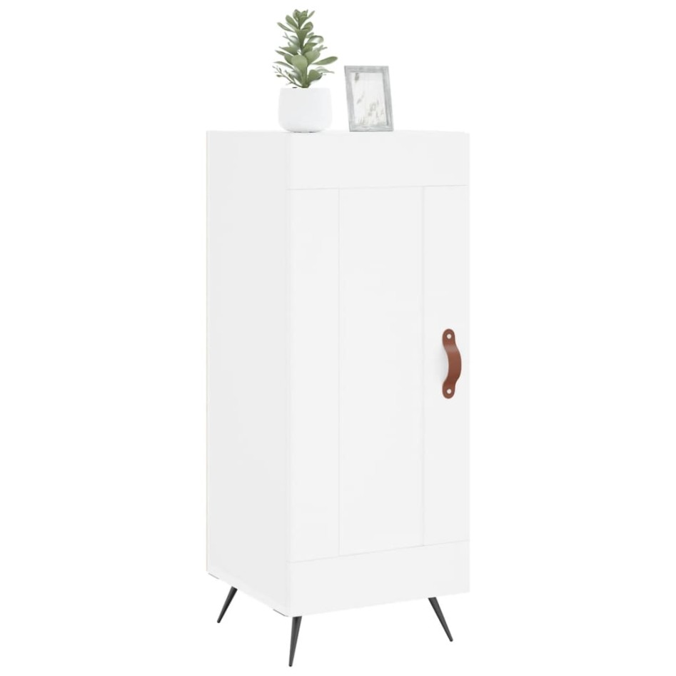 Aparador madera de ingeniería blanco 34,5x34x90