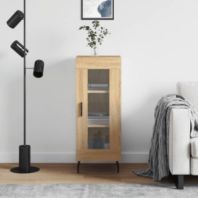 Aparador madera contrachapada color roble Sonoma 34,5x34x90