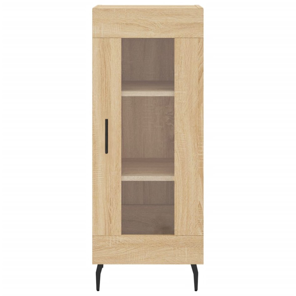 Aparador madera contrachapada color roble Sonoma 34,5x34x90