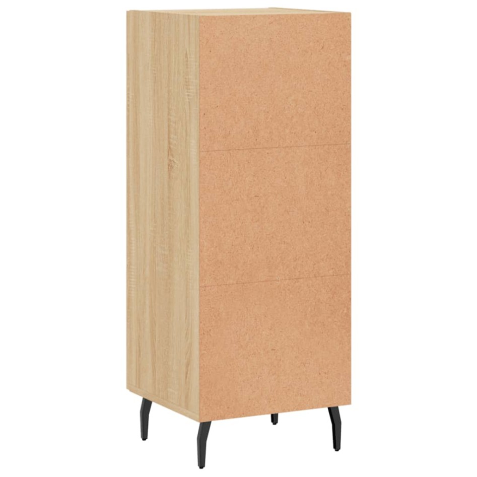 Aparador madera contrachapada color roble Sonoma 34,5x34x90