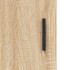Aparador madera contrachapada color roble Sonoma 34,5x34x90