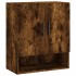Armario de pared madera de ingeniería roble ahumado 60x31x70