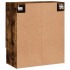 Armario de pared madera de ingeniería roble ahumado 60x31x70