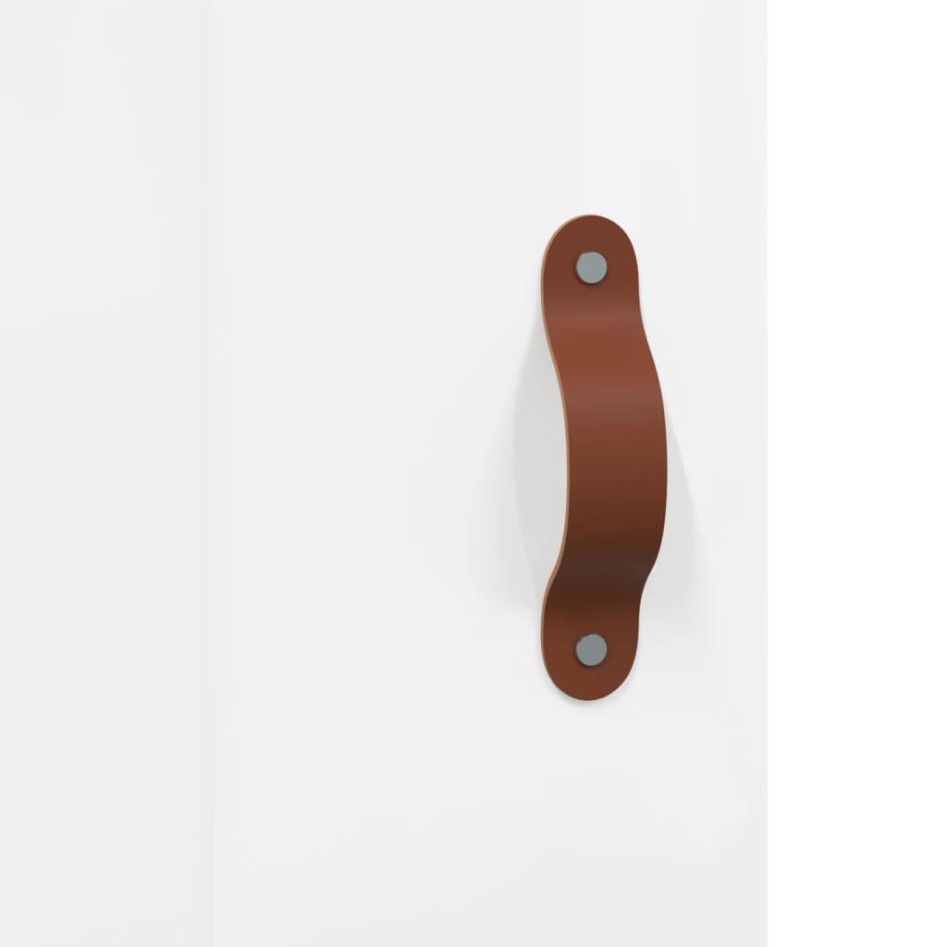 Armario de pared madera de ingeniería blanco brillo 60x31x60