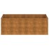 Jardinera de acero corten 196x100x69
