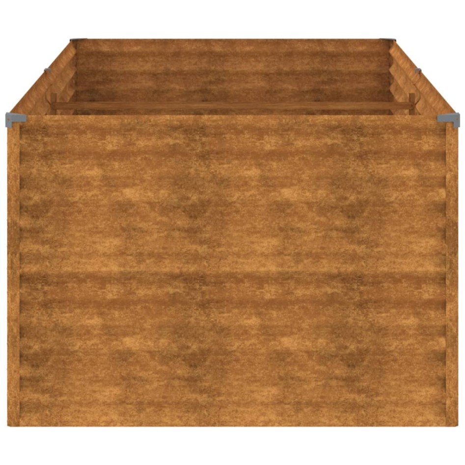 Jardinera de acero corten 196x100x69