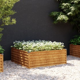 Jardinera acero corten 100x100x36