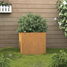 Jardinera de acero corten 49x47x46