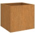 Jardinera de acero corten 49x47x46