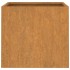 Jardinera de acero corten 49x47x46