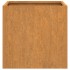 Jardinera de acero corten 49x47x46