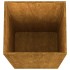 Jardinera de acero corten 32x29x75