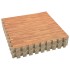 Alfombrillas de goma EVA vetas de madera 12 uds 4,32