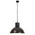 Lámpara colgante redonda negra 25 W 48 cm