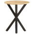Mesa auxiliar de madera maciza de mango 48x48x56